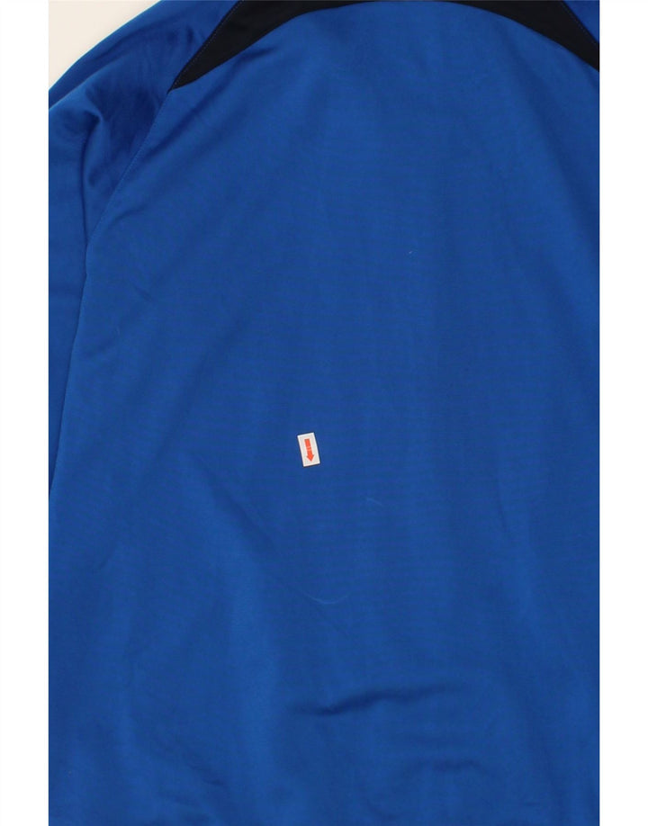 ADIDAS Boys Tracksuit Top Jacket 13-14 Years Blue Colourblock Polyester Vintage Adidas and Second-Hand Adidas from Messina Hembry 