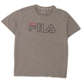 Fila Mens Graphic T-Shirt Top 2XL Grey Flecked Polyester