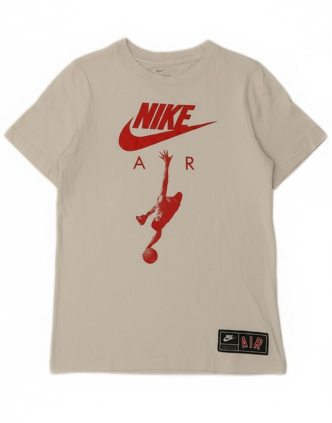 Nike Boys Graphic T-Shirt Top 10-11 Years Medium White Cotton