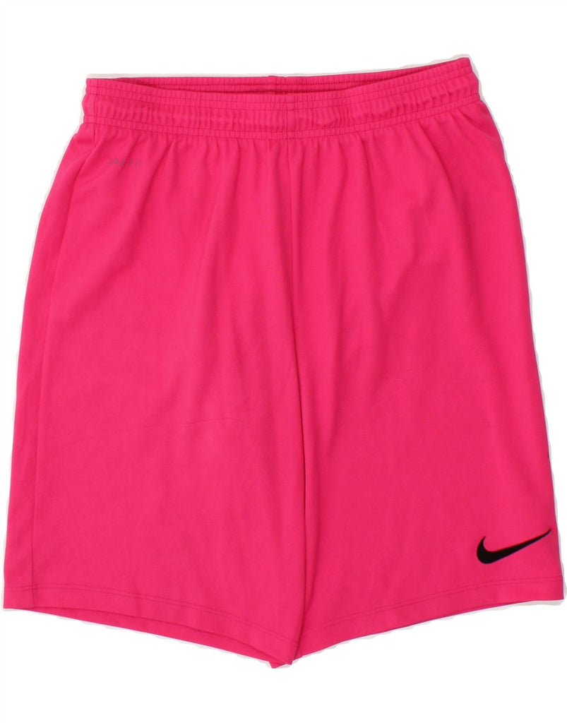 NIKE Womens Dri Fit Sport Shorts Medium Pink Polyester | Vintage Nike | Thrift | Second-Hand Nike | Used Clothing | Messina Hembry 