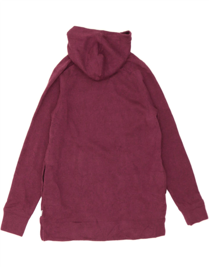 EDDIE BAUER Womens Hoodie Jumper UK 10 Small Burgundy Polyester Vintage Eddie Bauer and Second-Hand Eddie Bauer from Messina Hembry 