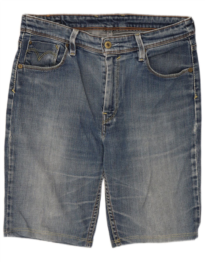 Levi's Womens Denim Shorts W32 Large Blue Cotton