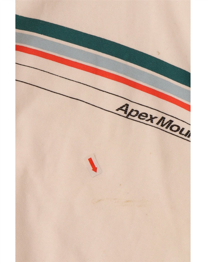 BURTON Mens Sweatshirt Jumper Large White Cotton