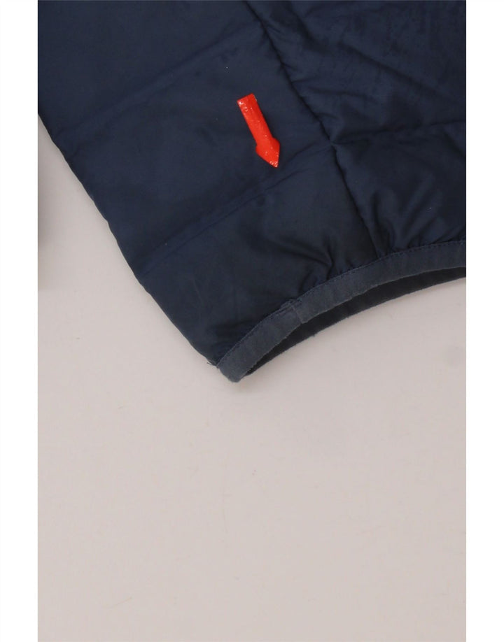 Adidas Womens Padded Jacket UK 16 Large Blue Polyester