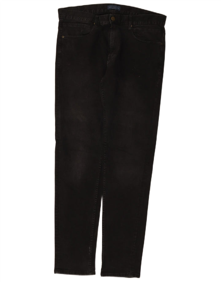 Zara Mens Slim Jeans EU 46 XL W36 L33 Black