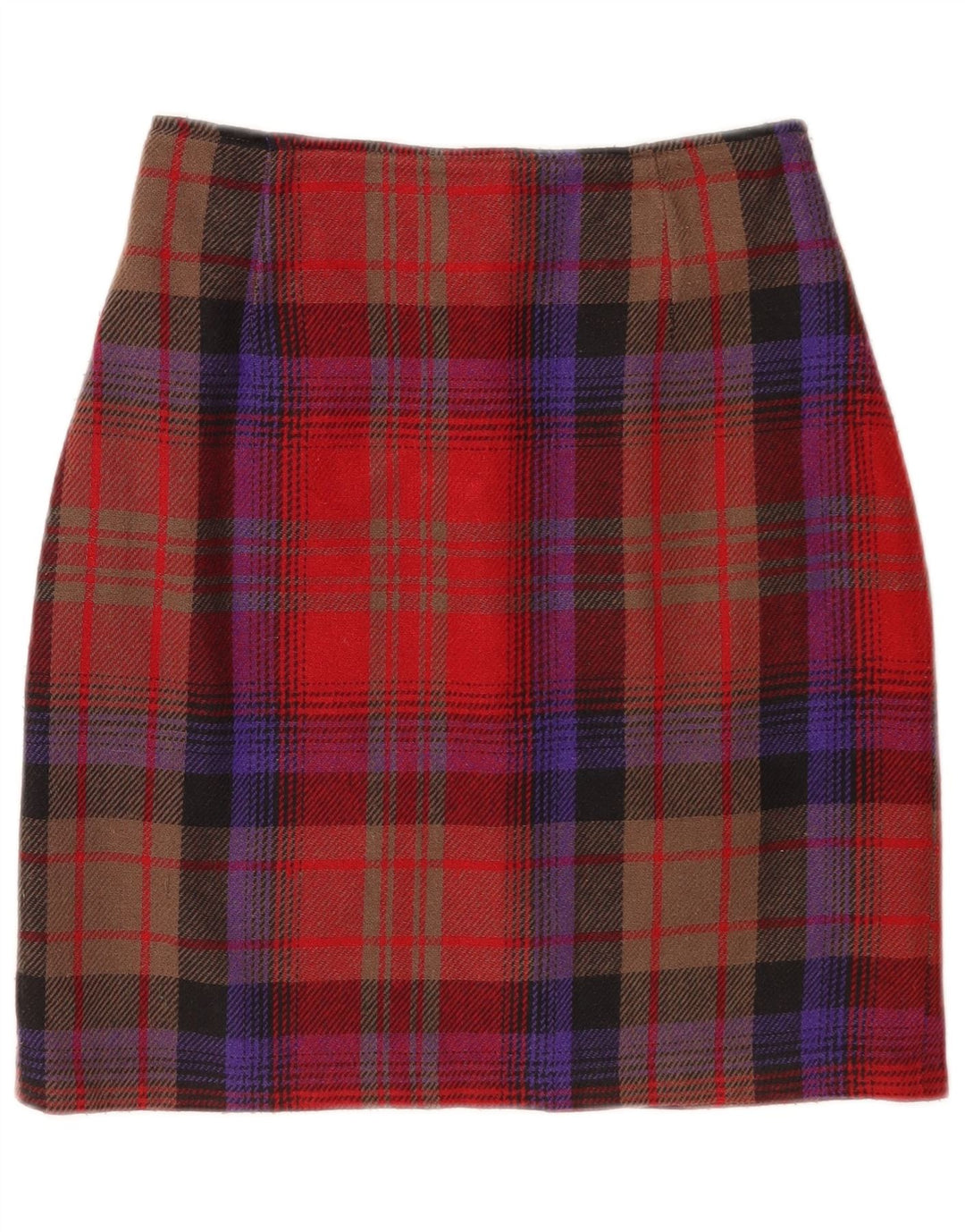 St. Bernard Womens Pencil Skirt UK 12 Medium W24 Multicoloured Plaid