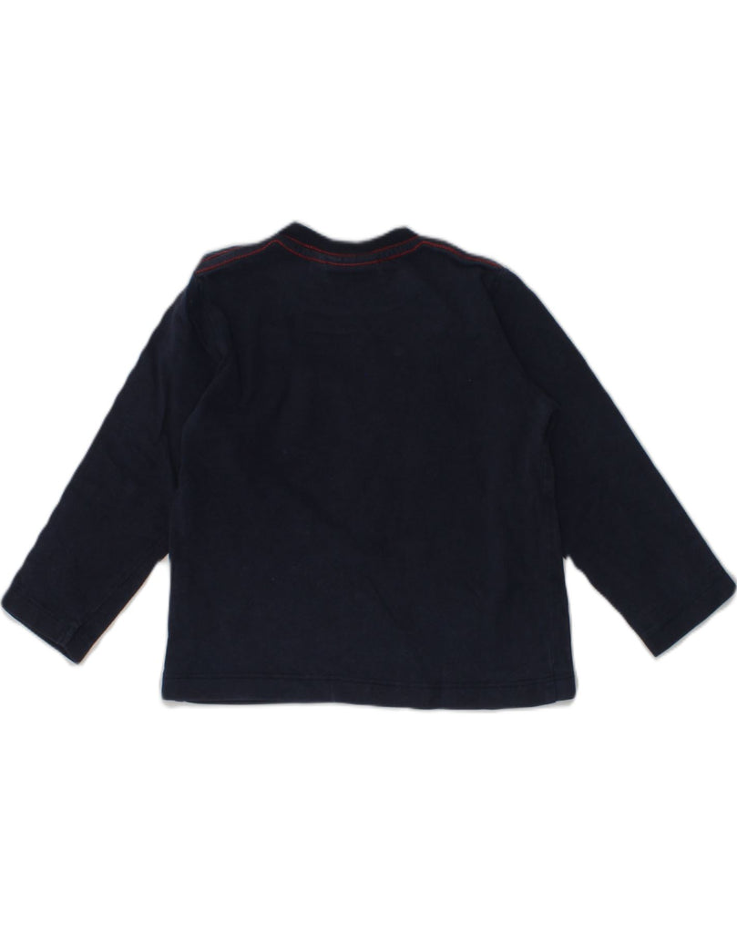 LEE Baby Boys Graphic Top Long Sleeve 12-18 Months Navy Blue Cotton | Vintage Lee | Thrift | Second-Hand Lee | Used Clothing | Messina Hembry 