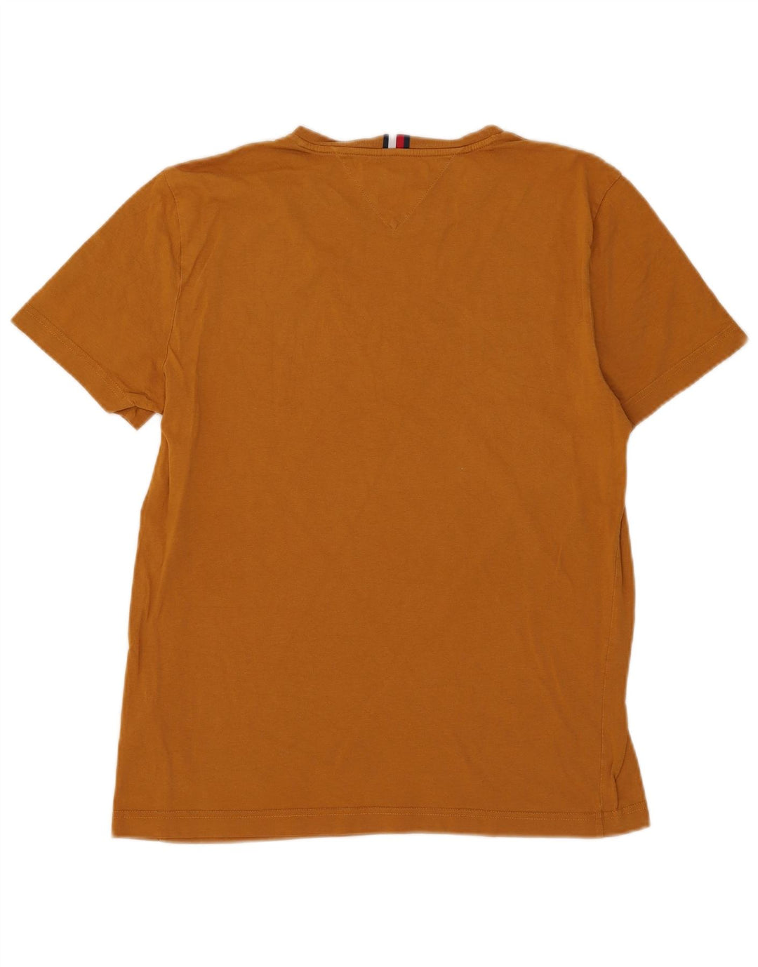 Tommy Hilfiger Mens Graphic T-Shirt Top Large Brown Cotton
