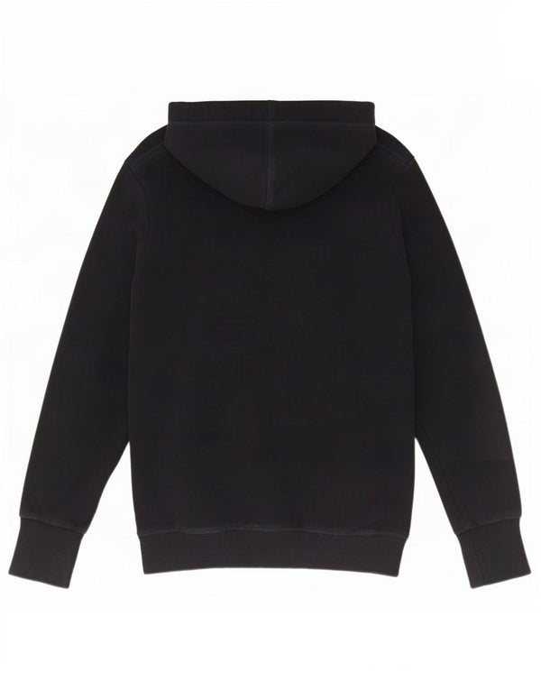 Superdry Womens Graphic Hoodie Jumper UK 14 Medium Navy Blue Cotton