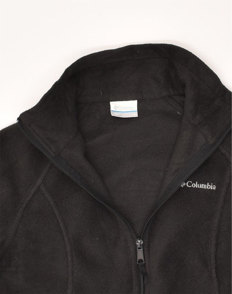 COLUMBIA Mens Fleece Jacket UK 36 Small Black Polyester | Vintage Columbia | Thrift | Second-Hand Columbia | Used Clothing | Messina Hembry 