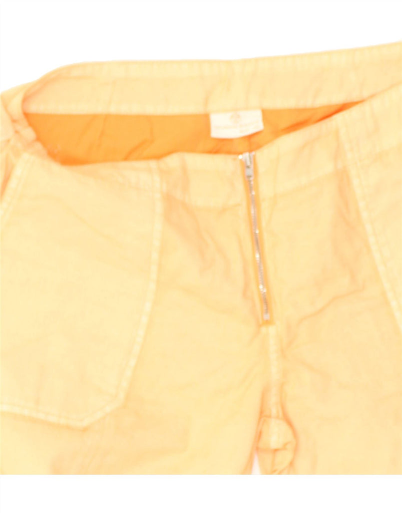 NORTH SAILS Womens Capri Trousers IT 46 Large W32 L22  Yellow Cotton | Vintage North Sails | Thrift | Second-Hand North Sails | Used Clothing | Messina Hembry 