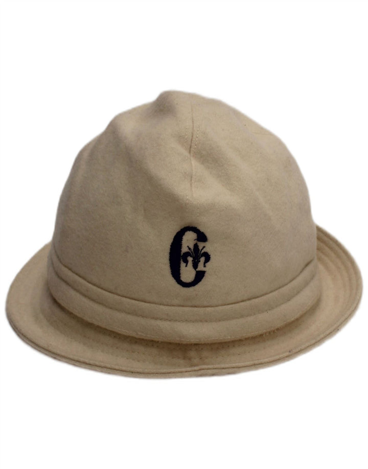 Conte of Florence Mens Bucket Hat Large Off White Wool