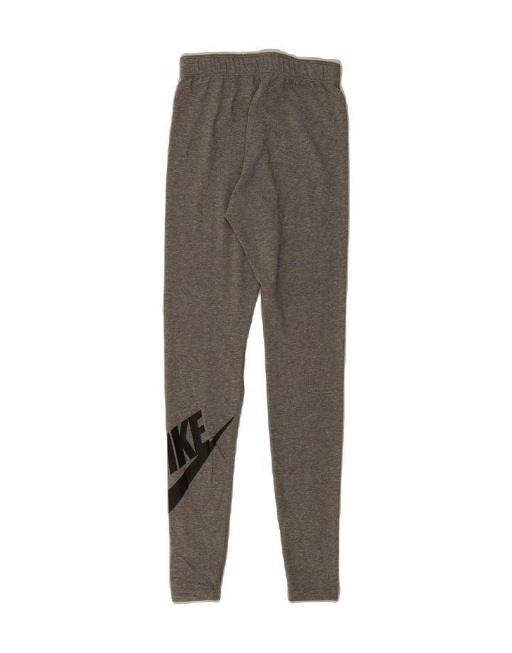NIKE Womens Graphic Leggings UK 6 XS  Grey Cotton Vintage Nike and Second-Hand Nike from Messina Hembry 