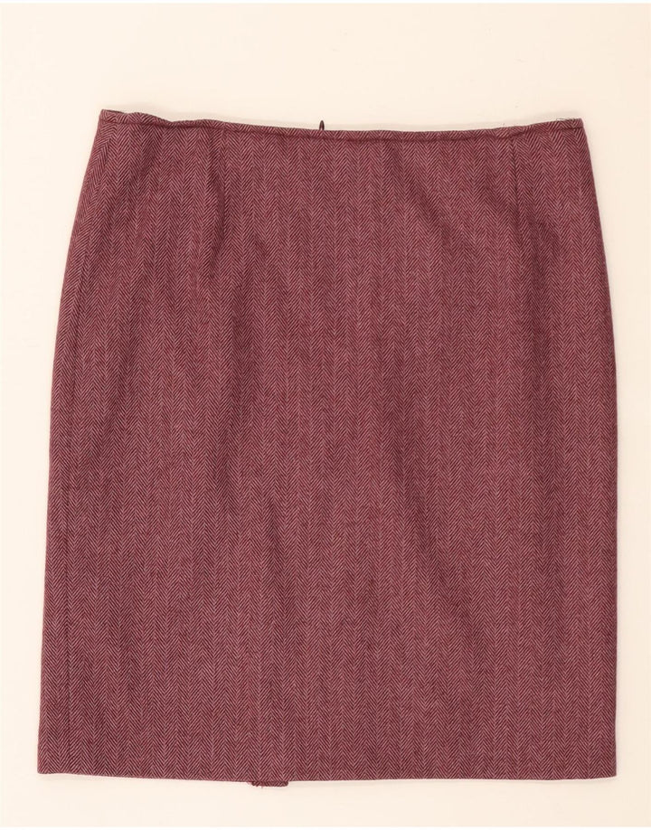 Luisa Spagnoli Womens 2 Piece Skirt Set IT 42 Medium W32 Burgundy