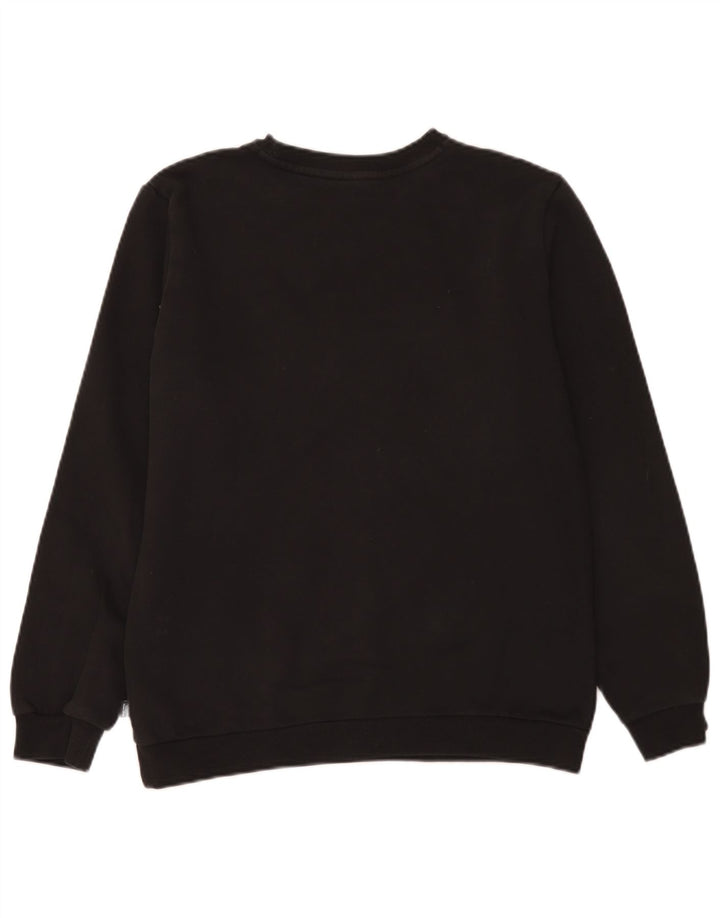 Puma Boys Graphic Sweatshirt Jumper 15-16 Years  Black Cotton