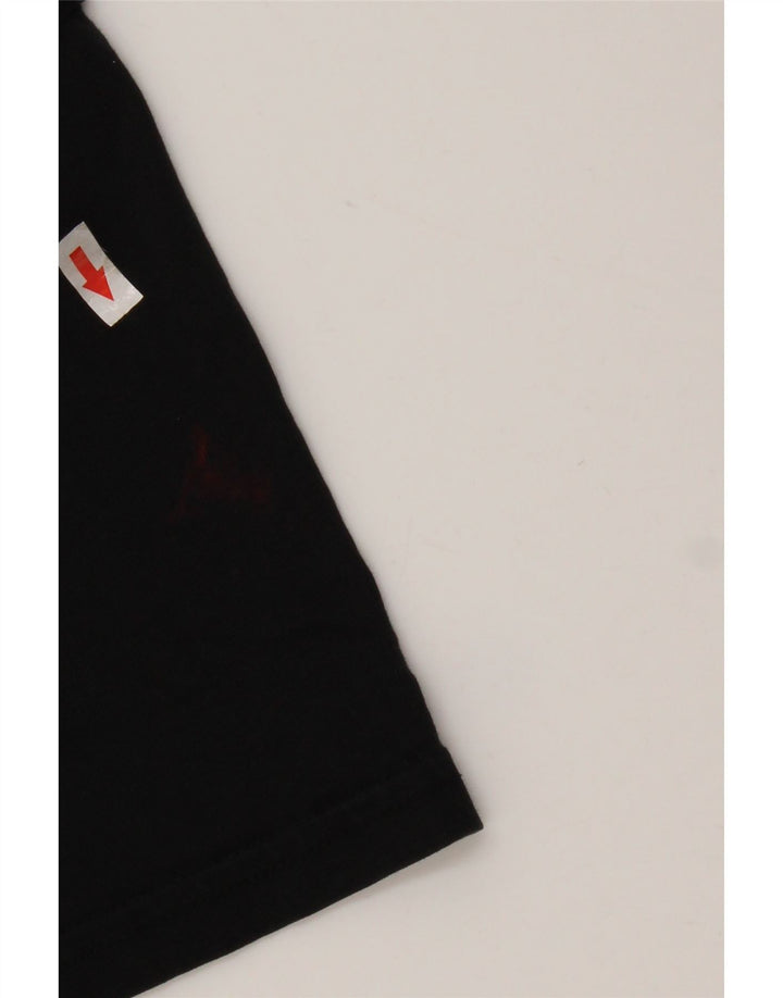 Lyle & Scott Mens T-Shirt Top Medium Black Cotton