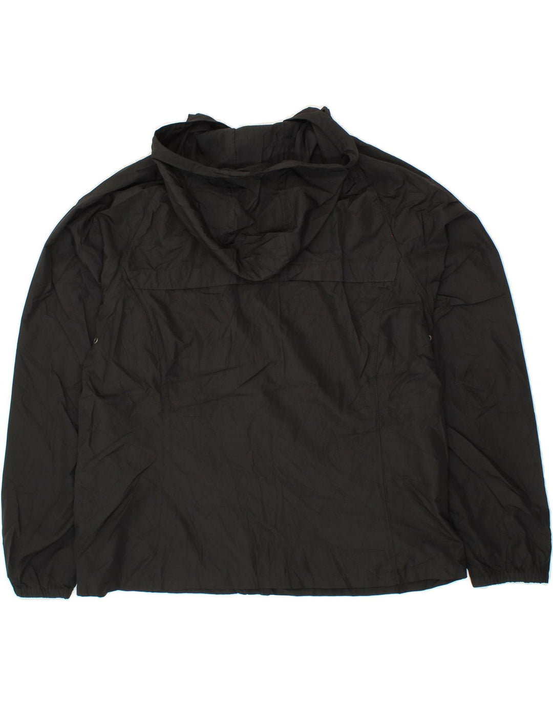 EDDIE BAUER Womens Hooded Rain Jacket UK 18 XL Black Polyester Vintage Eddie Bauer and Second-Hand Eddie Bauer from Messina Hembry 