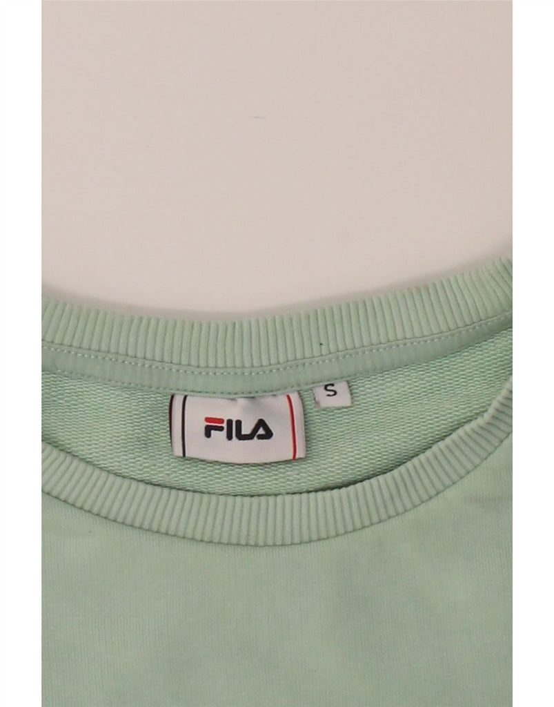 FILA Womens Sweatshirt Jumper UK 10 Small Multicoloured Colourblock Vintage Fila and Second-Hand Fila from Messina Hembry 