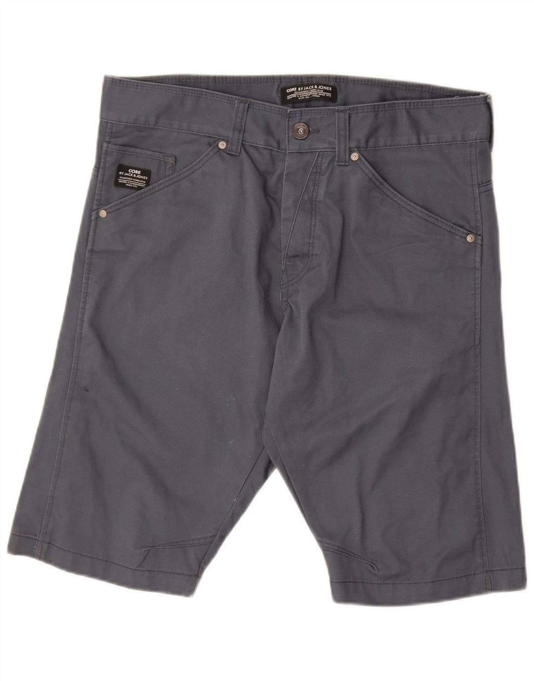 Jack & Jones Mens Casual Shorts W34 Large Grey