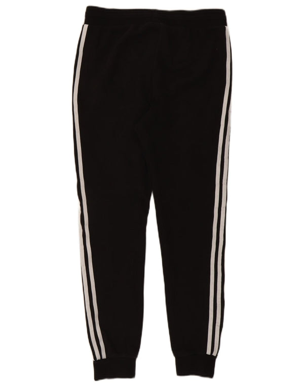 Adidas Boys Tracksuit Trousers Joggers 13-14 Years Black Cotton