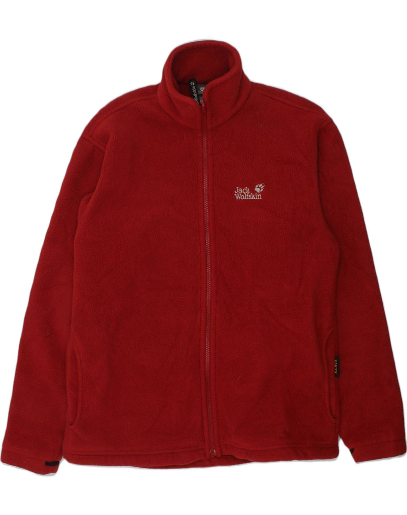 JACK WOLFSKIN Girls Fleece Jacket 13-14 Years Red Polyester | Vintage Jack Wolfskin | Thrift | Second-Hand Jack Wolfskin | Used Clothing | Messina Hembry 