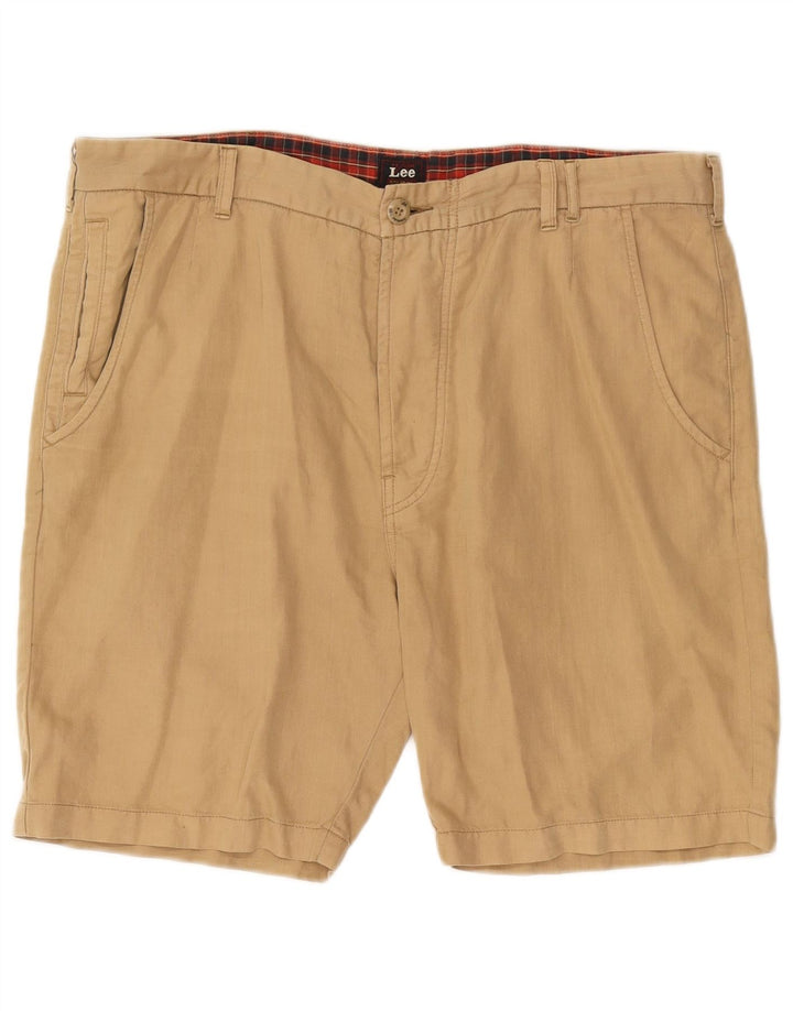 Lee Mens Chino Shorts W38 XL Beige Cotton
