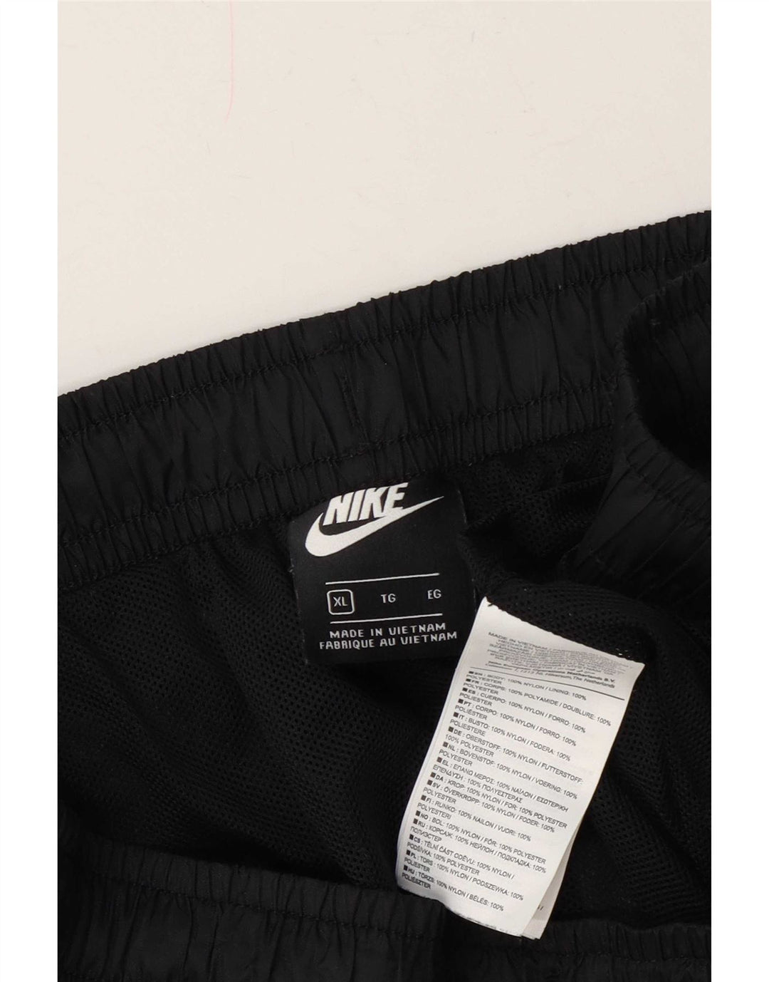 Nike Mens Tracksuit Trousers Joggers XL Black Nylon