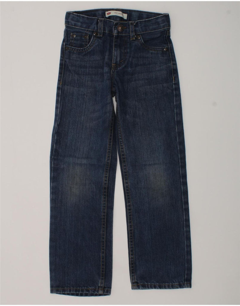 LEVI'S Boys 505 Straight Jeans 6-7 Years W20 L20 Blue Cotton | Vintage Levi's | Thrift | Second-Hand Levi's | Used Clothing | Messina Hembry 