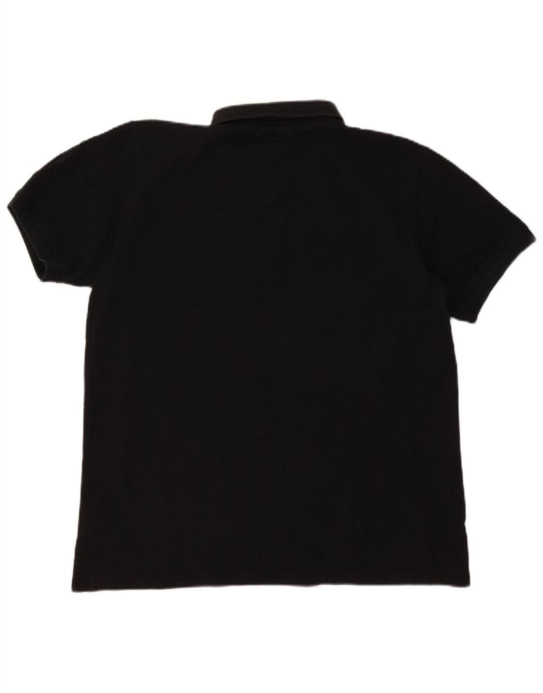 Kappa Mens Polo Shirt XL Black Cotton