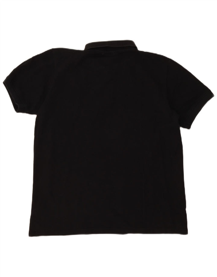 Kappa Mens Polo Shirt XL Black Cotton