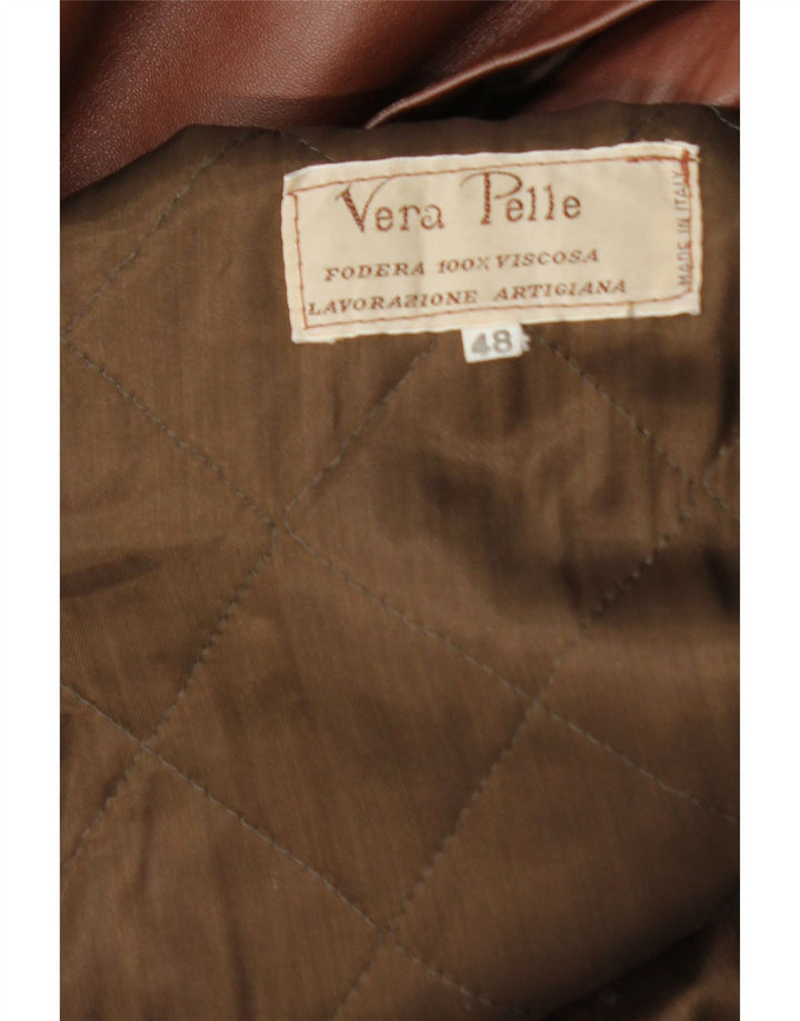 Lavorazione Artigiana Womens Oversized Jacket IT 48 XL Brown