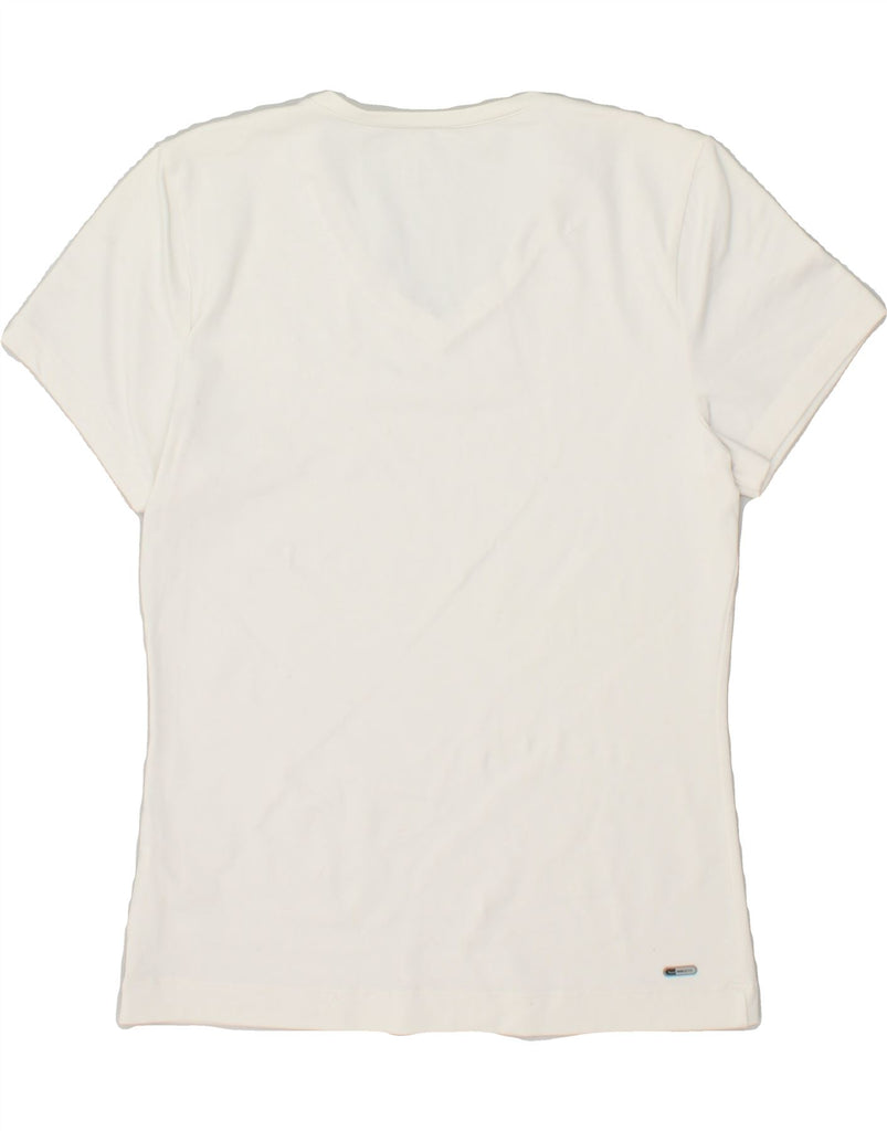 PUMA Womens T-Shirt Top UK 16 Large  White | Vintage Puma | Thrift | Second-Hand Puma | Used Clothing | Messina Hembry 