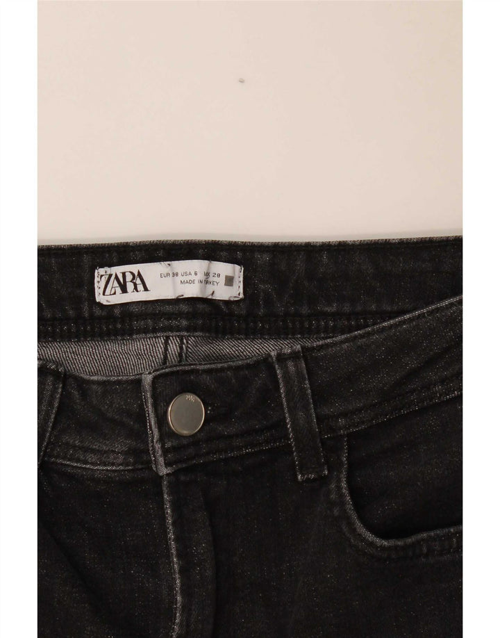 Zara Womens Slim Jeans EU 38 Small W28 L31 Black