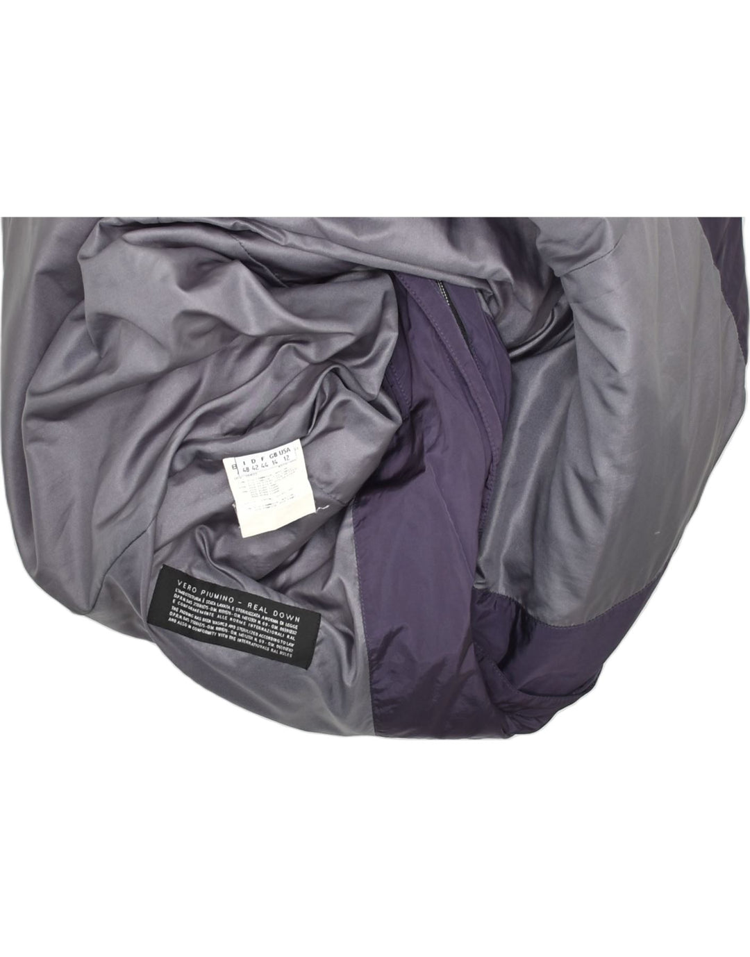 BELFE & BELFE Womens Windbreaker Coat UK 14 Medium Purple Polyester Winter | Vintage | Thrift | Second-Hand | Used Clothing | Messina Hembry 