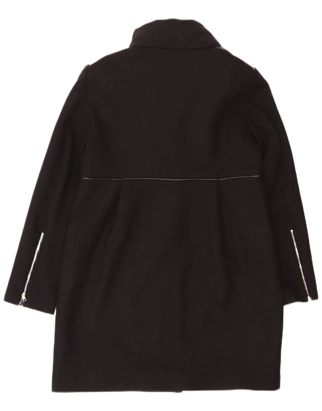 Liu Jo Womens Overcoat IT 48 XL Black Wool