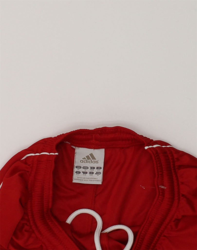 ADIDAS Boys Sport Shorts 11-12 Years Red Polyester | Vintage Adidas | Thrift | Second-Hand Adidas | Used Clothing | Messina Hembry 