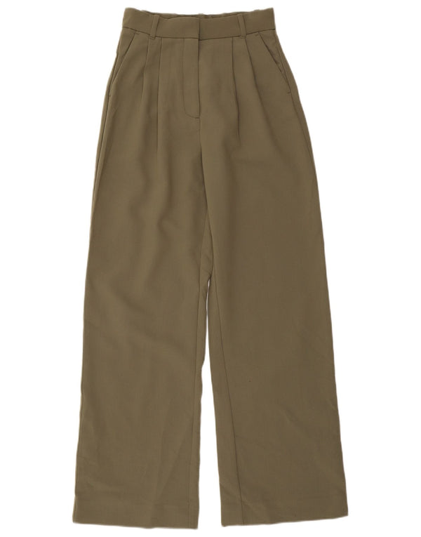 Abercrombie & Fitch Womens Pegged Chino Trousers US 2 XS W26 L29 Khaki