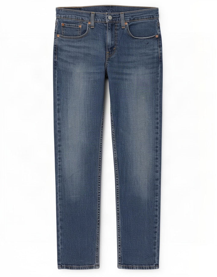 Levi's Mens 502 Tapered Jeans W31 L32 Blue Cotton