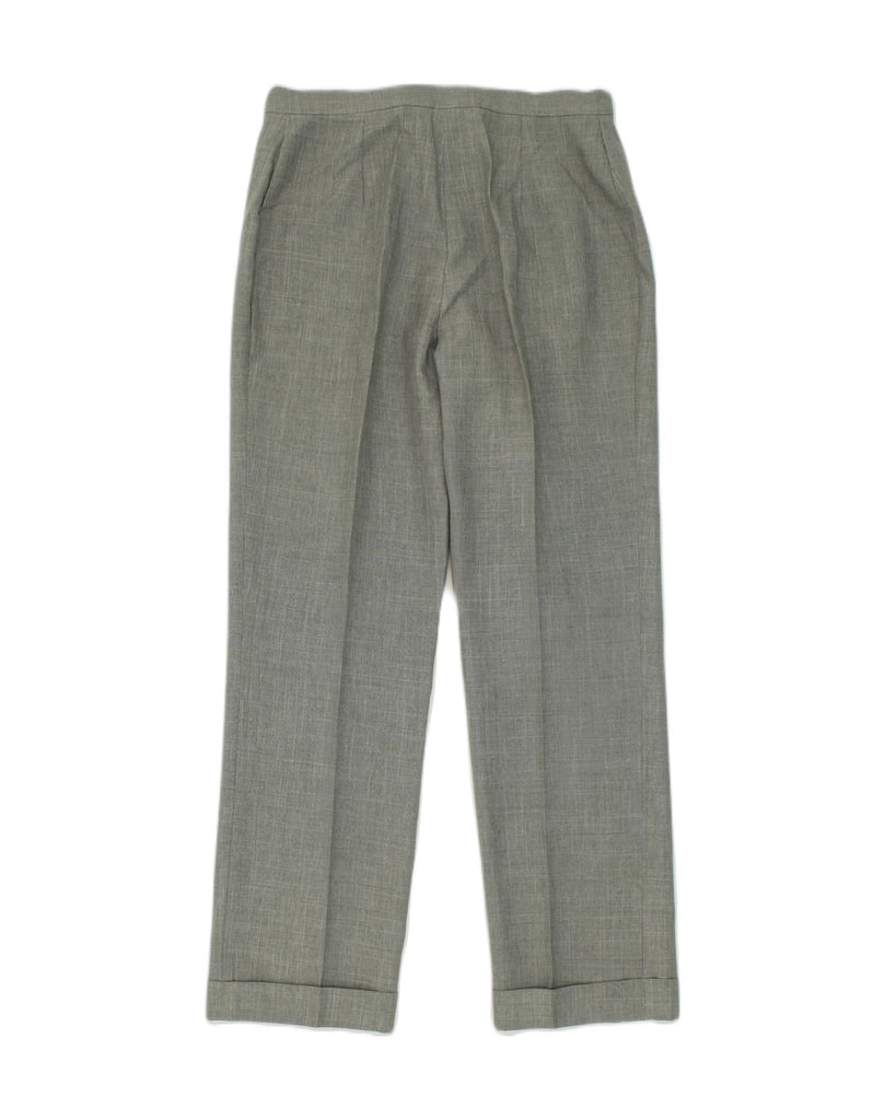 AVANT Womens Straight Casual Trousers IT 46 Large W30 L28 Grey Polyester | Vintage Avant | Thrift | Second-Hand Avant | Used Clothing | Messina Hembry 