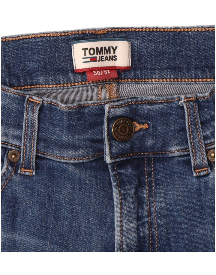 Tommy Hilfiger Mens Slim Jeans W30 L32 Blue Cotton