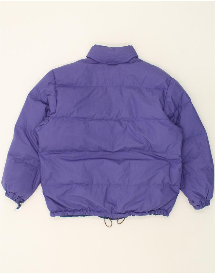 GEO SPIRIT Womens Oversized Padded Jacket IT 48 XL Purple Polyamide Vintage Geo Spirit and Second-Hand Geo Spirit from Messina Hembry 