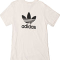 ADIDAS Mens Graphic T-Shirt Top Small White Cotton Vintage Adidas and Second-Hand Adidas from Messina Hembry 