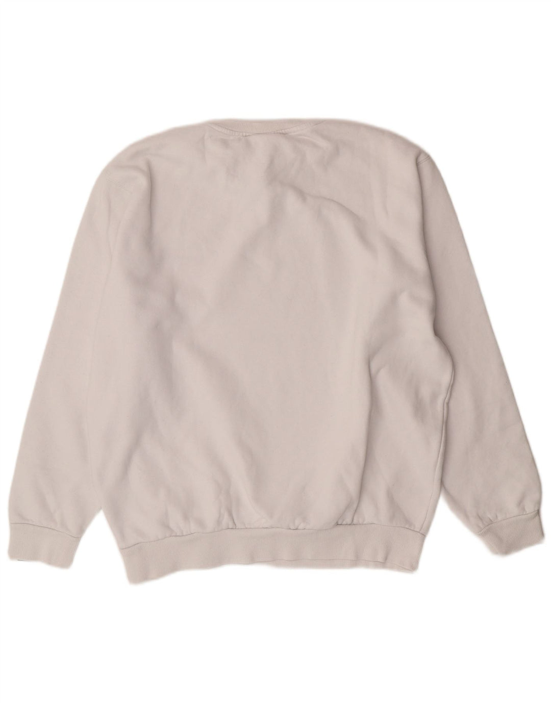 ELLESSE Mens Sweatshirt Jumper Large White Cotton