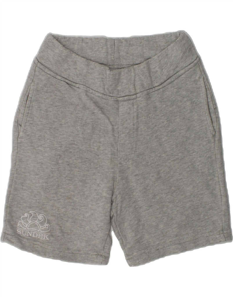 SUNDEK Boys Sport Shorts 5-6 Years Grey Cotton | Vintage Sundek | Thrift | Second-Hand Sundek | Used Clothing | Messina Hembry 