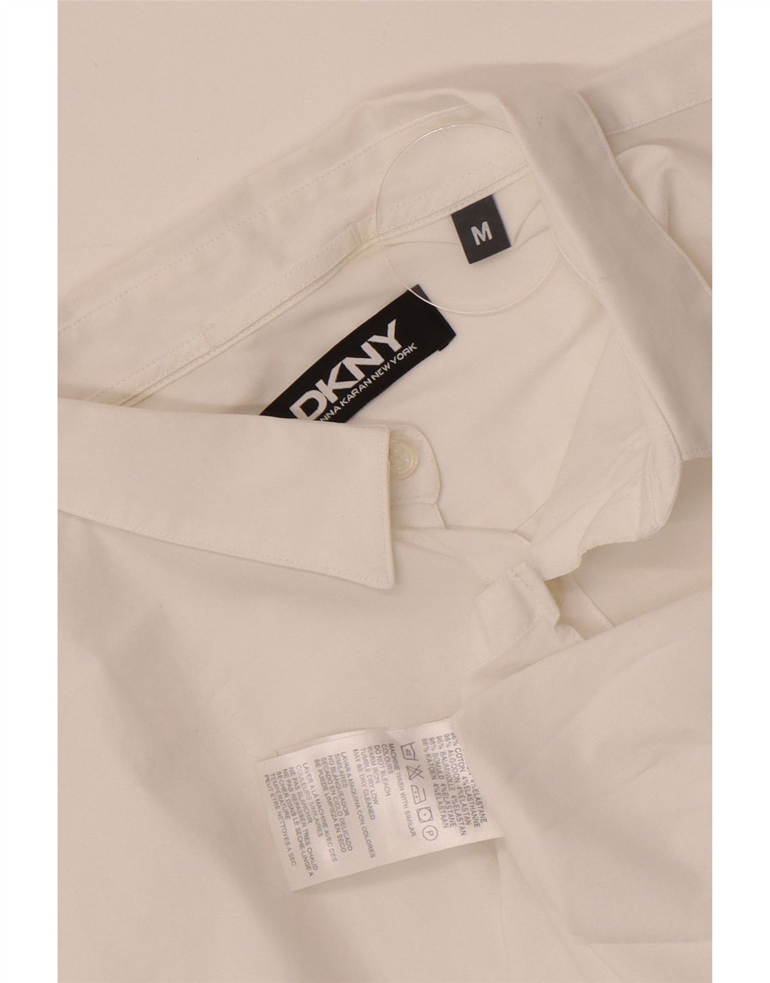 Dkny Boys Shirt 15-16 Years Medium White Cotton