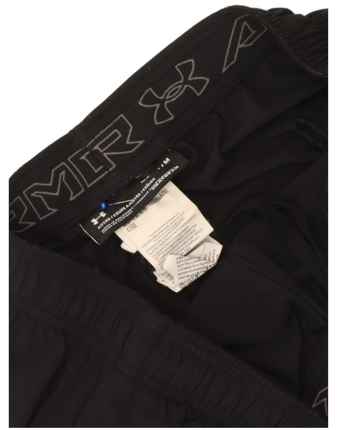 Under Armour Mens Heat Gear Sport Shorts Medium Black Polyester