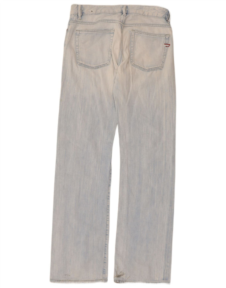 Diesel Mens Bootcut Jeans W31 L29 Blue Cotton