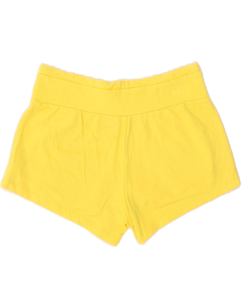 LIU JO Girls Graphic Sport Shorts 13-14 Years  Yellow Cotton | Vintage Liu Jo | Thrift | Second-Hand Liu Jo | Used Clothing | Messina Hembry 