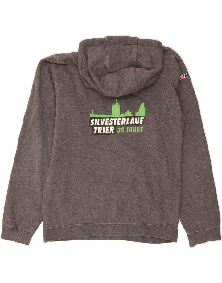 NIKE Mens Graphic Hoodie Jumper Small Grey Cotton Vintage Nike and Second-Hand Nike from Messina Hembry 