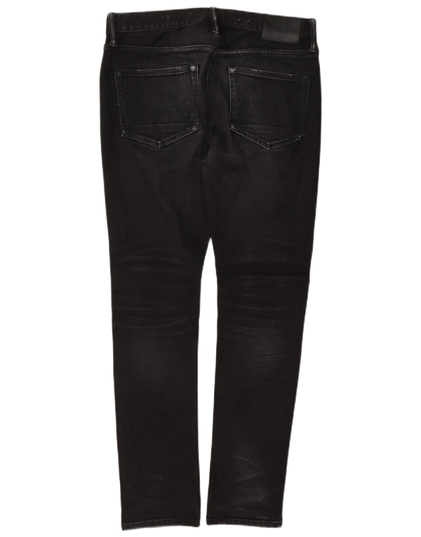 All Saints Mens Cigarette Slim Jeans W32 L32 Grey Cotton